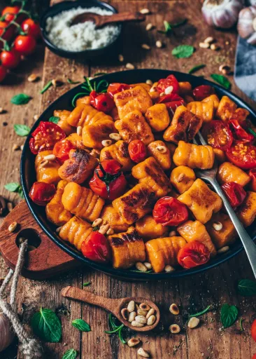 Ñoquis de boniato (receta vegana y fácil)
