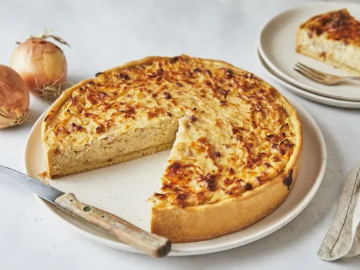 Savoury onion tart