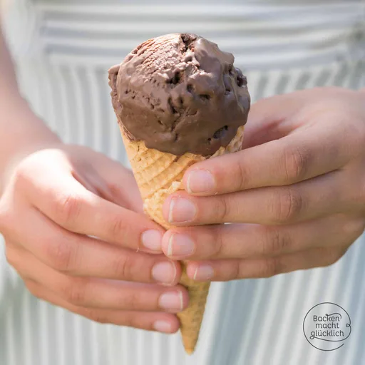 Helado de chocolate sin azúcar