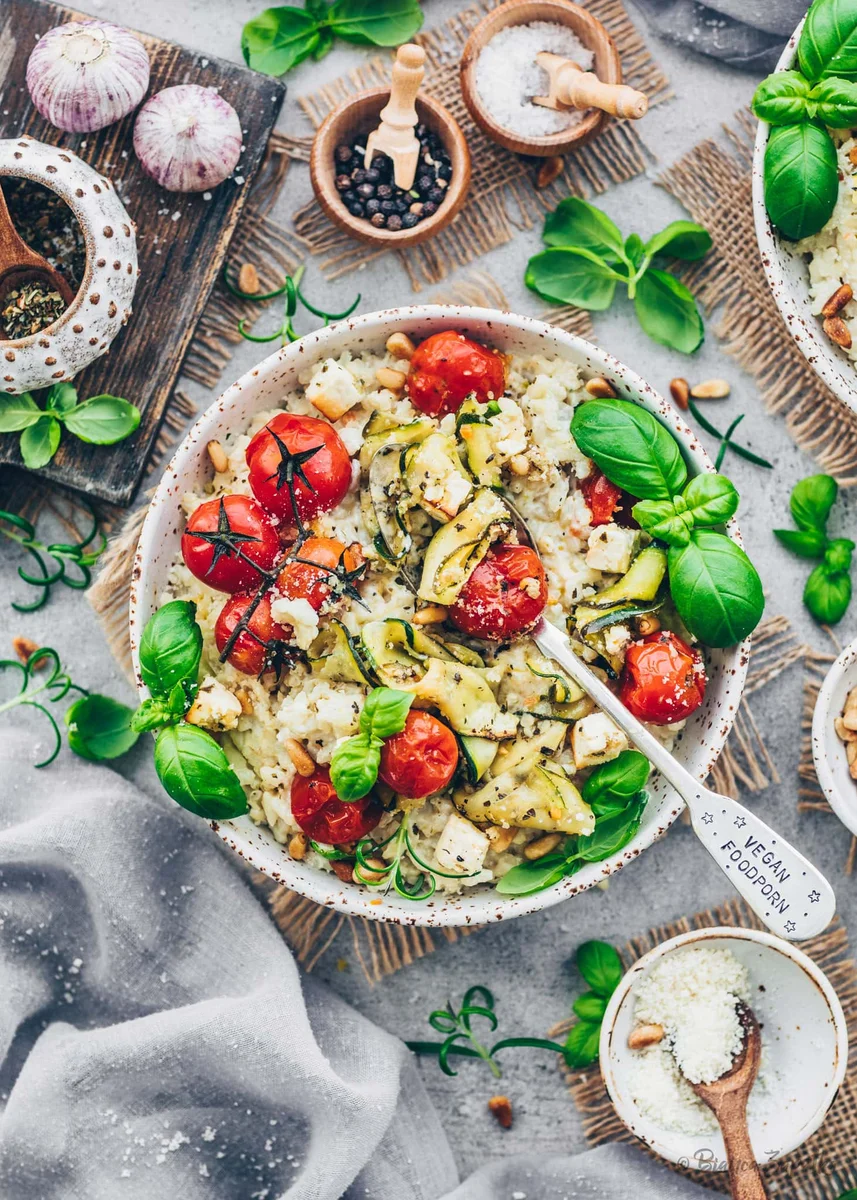 Vegan Risotto with Vegetables (Easy 30-Minute Recipe)