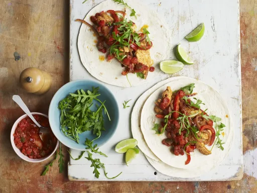 Fajitas de pollo sencillas