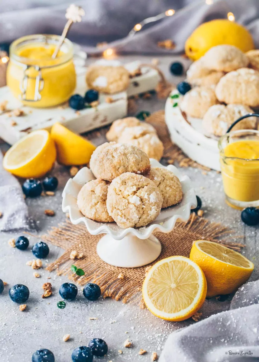 Vegan Biscotti al Limone (Lemon Cookies)
