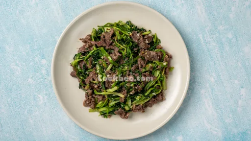 Thịt bò xào rau cần