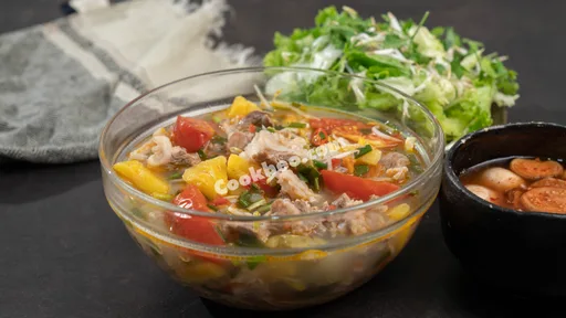 Cháo Sườn (Pork rib rice porridge)