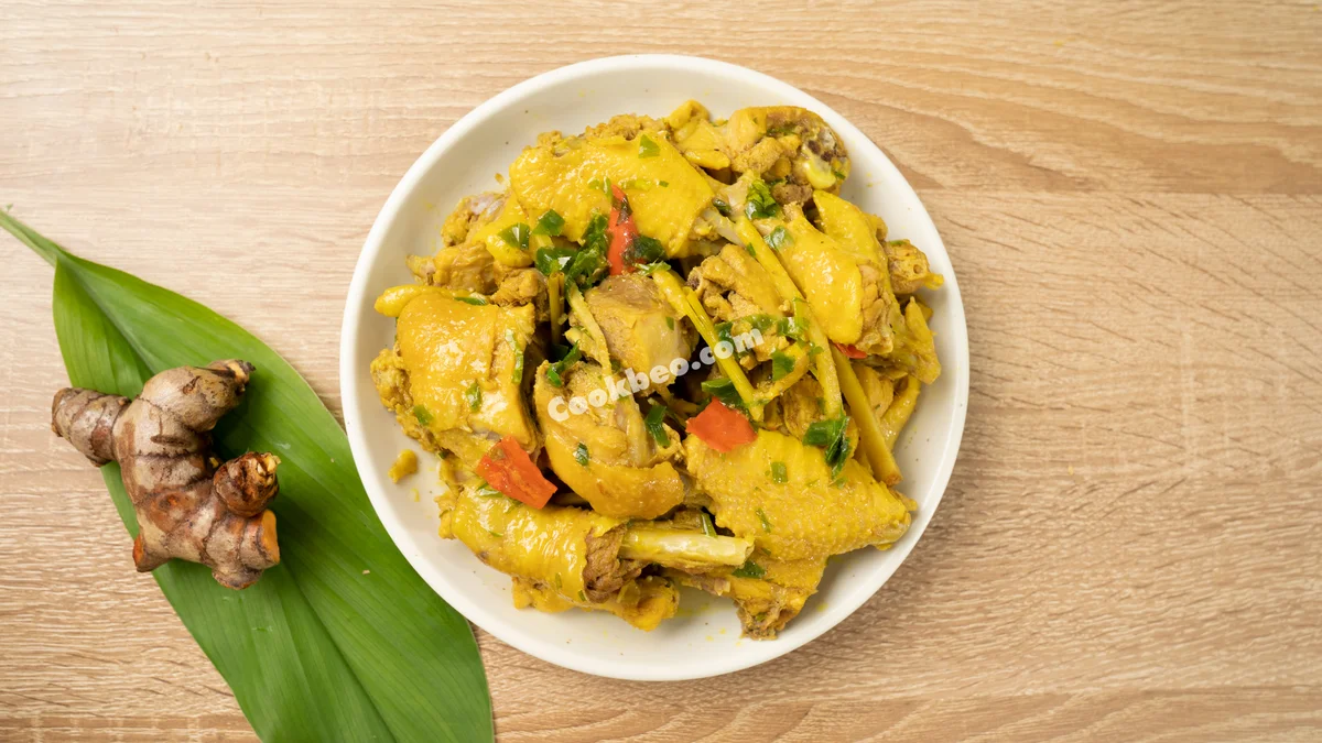 Gà kho nghệ