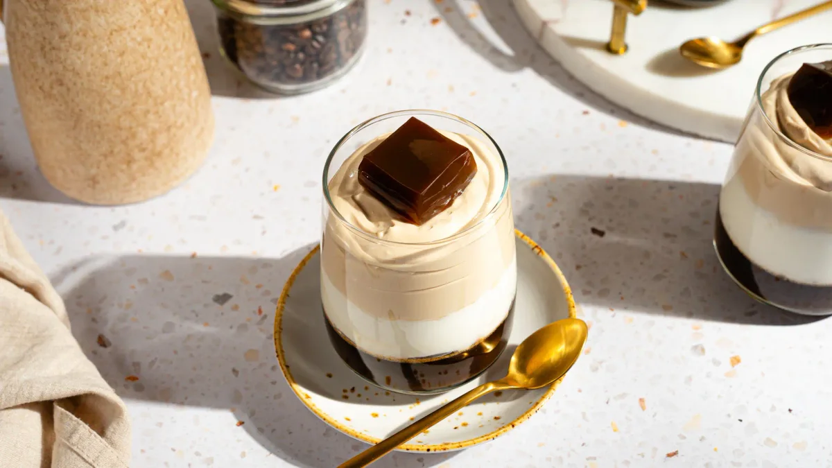 Žele od kave s espresso kremom