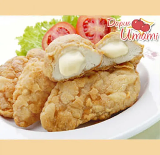 Pollo relleno de queso