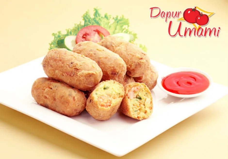 Cheese and prawn croquettes