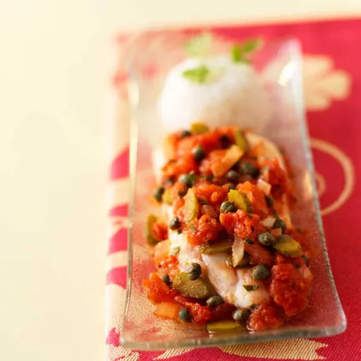 Filetes de pescado a la rusa
