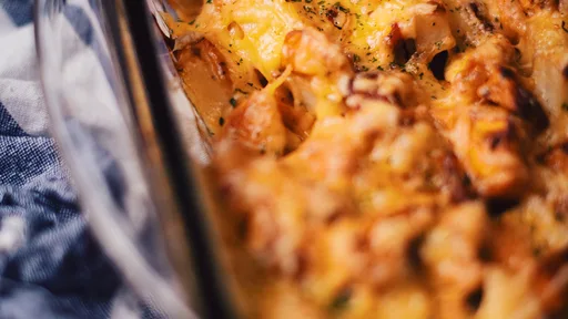 Cheesy chicken and sweet potato casserole