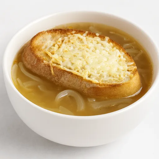 Onion soup (Supa e Qepëve)