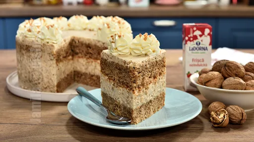 Layered celebration cake
