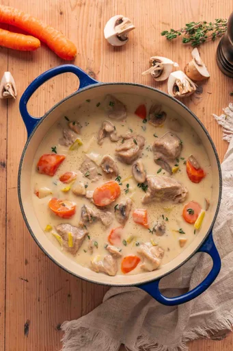 Blanquette de veau à l’ancienne (facile et tendre)