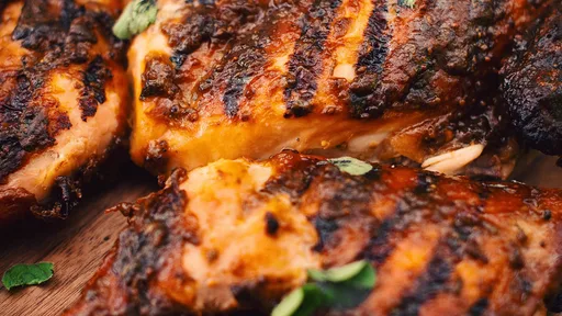 Smoked spatchcock chicken with maple, mustard and oregano