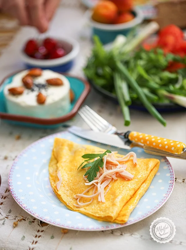 Kashar cheese omelette