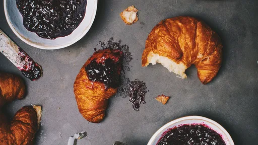 Blueberry and ginger jam