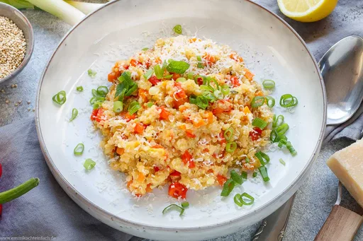 Risotto de quinoa con verduras: Quinotto