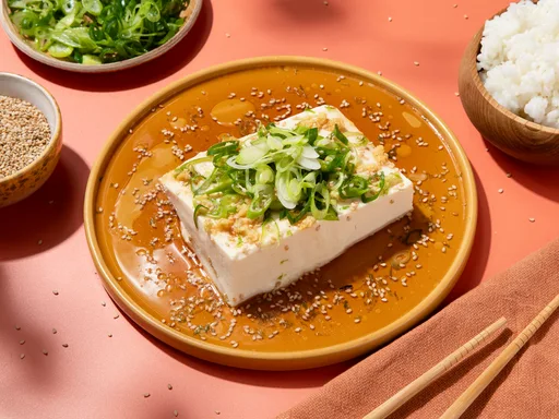Hiyayakko (Japanese cold silken tofu)