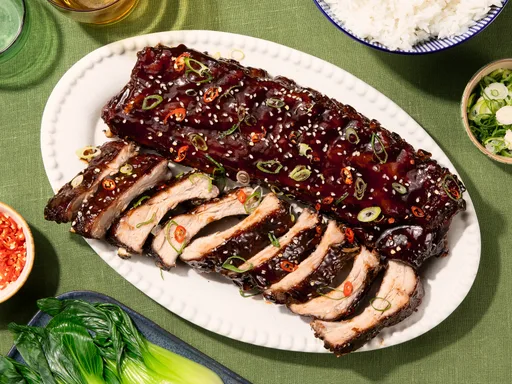 Costillas barbacoa chinas melosas