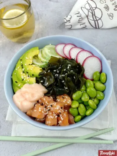 Receta de Poke Bowl de Salmón