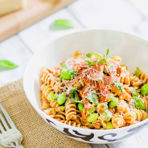 Pasta al pesto a la trapanesa
