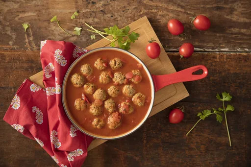 Albóndigas en Salsa de Tomate