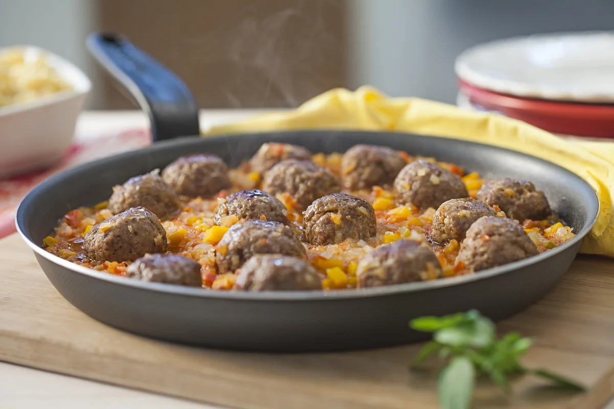Almôndegas de Carne ao Molho