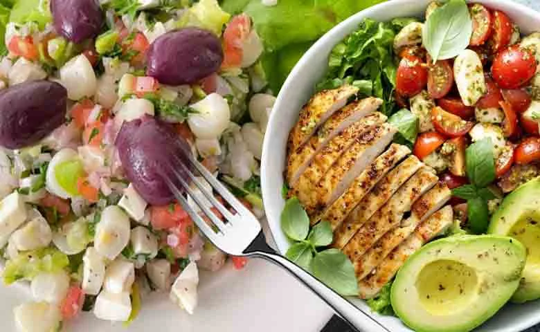 Ensaladas Peruanas.