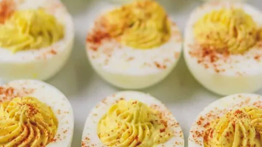 Huevos rellenos en Instant Pot