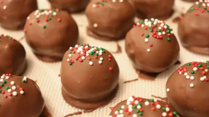 Peanut Butter Balls with Rice Krispies