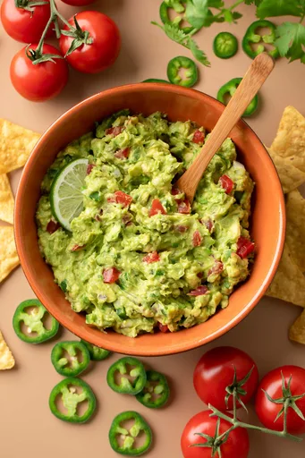 Guacamole con trozos