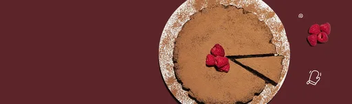 Pastel de chocolate rico sin harina