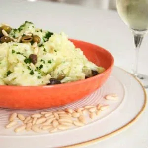 Bacalao mantecado con patatas