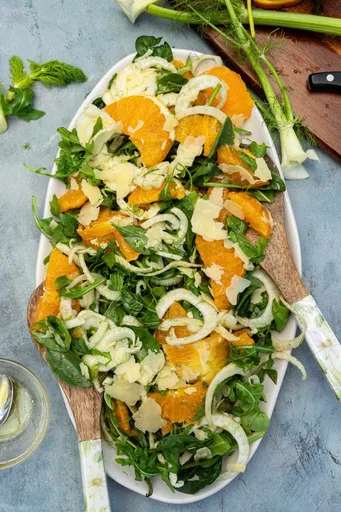 Ensalada de hinojo y naranja