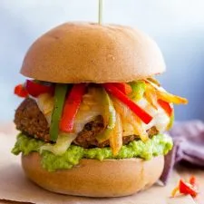 Black Bean Fajita Veggie Burgers