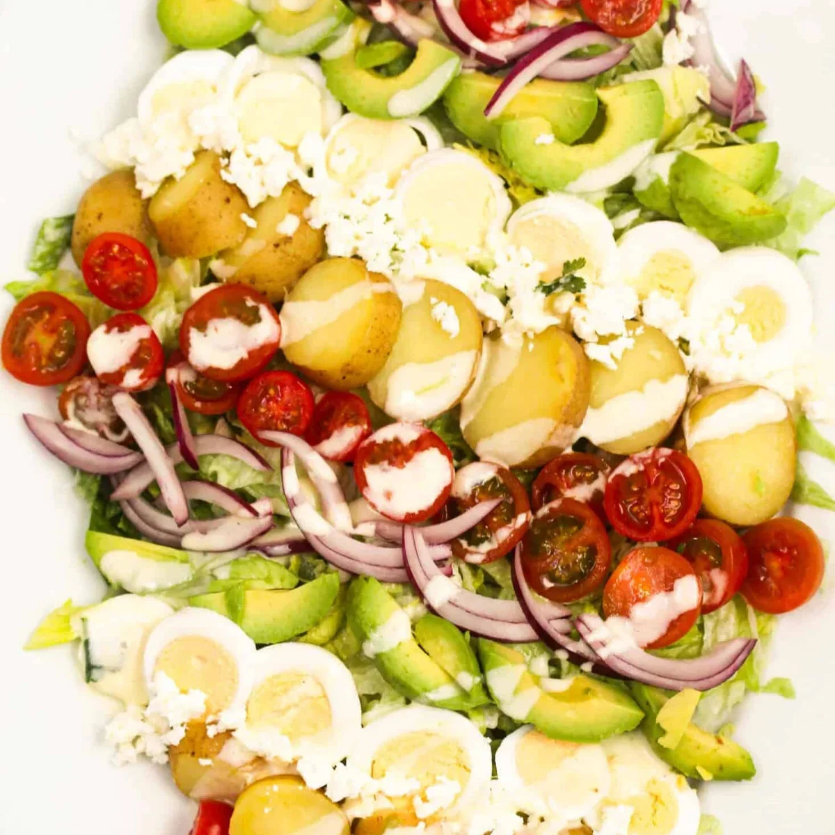 Baby Potato Cobb Salad