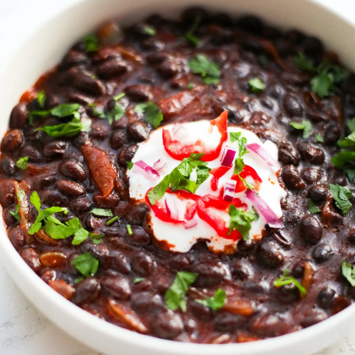 Quick Mexican Black Bean Stew