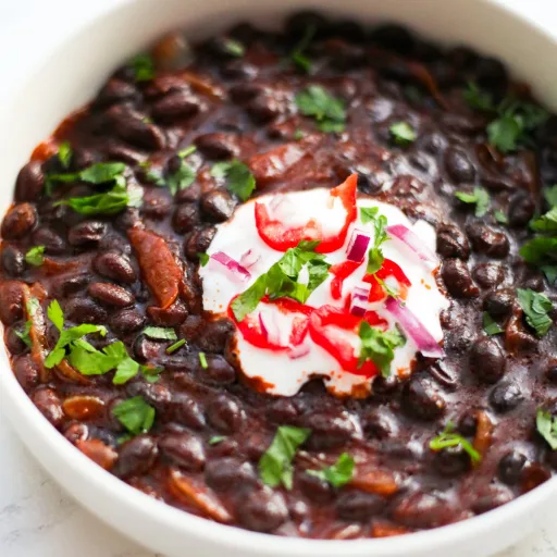 Quick Mexican Black Bean Stew