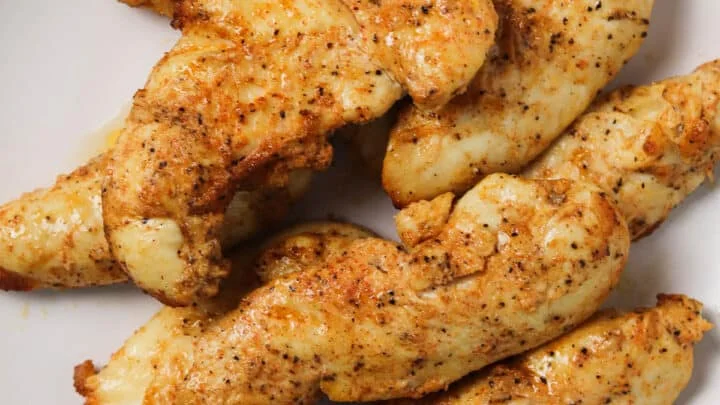 Aiguillettes de poulet sans panure à la friteuse à air