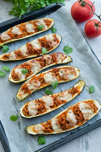 Calabacín relleno