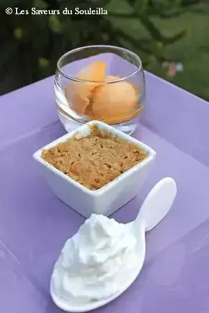Crumble ananas & sa crème chantilly coco
