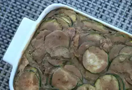 Bizcocho de calabacín con trigo sarraceno