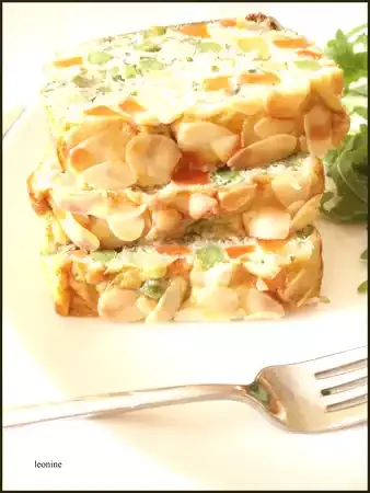 Terrine de légumes aux amandes
