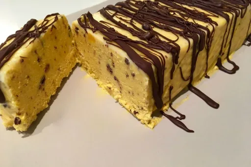 Semifreddo de calabaza con chocolate negro