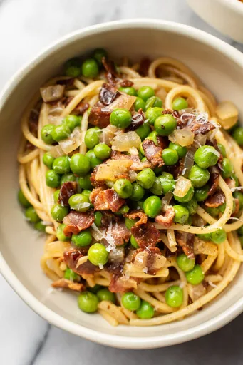 Bacon and Pea Pasta
