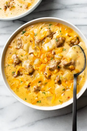 Cheesy Sausage Potato Soup