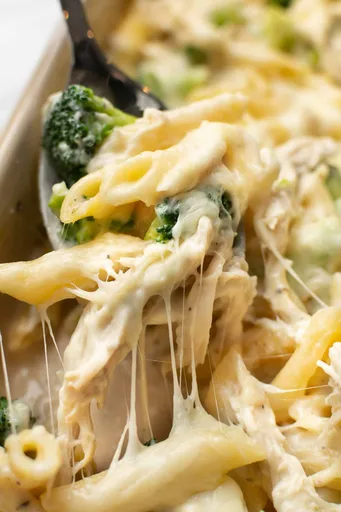 Chicken and Broccoli Alfredo Bake