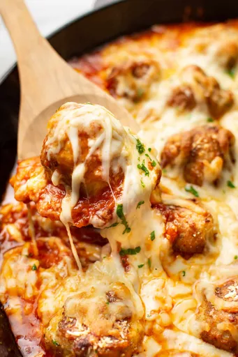 Chicken Parmesan Meatballs