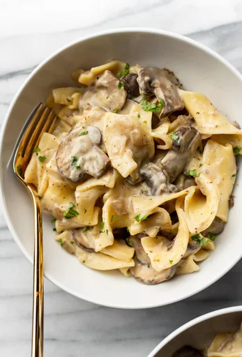 Stroganoff de champiñones