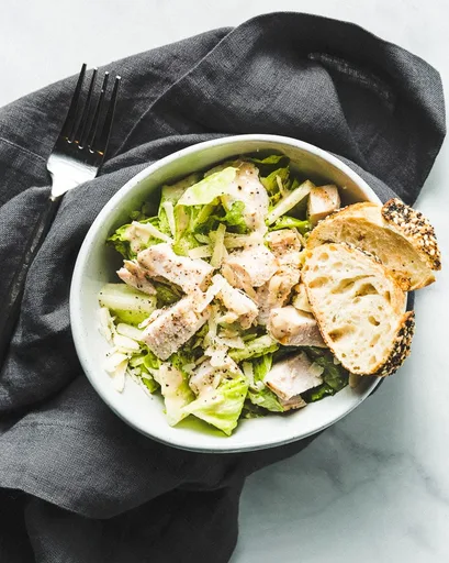 Sous Vide Chicken Caesar Salad